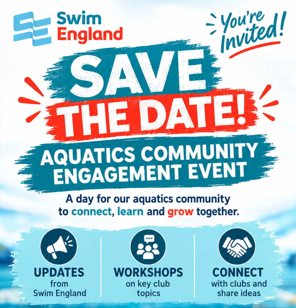 Swim England Aquatics Community Engagement Event – Save the Date