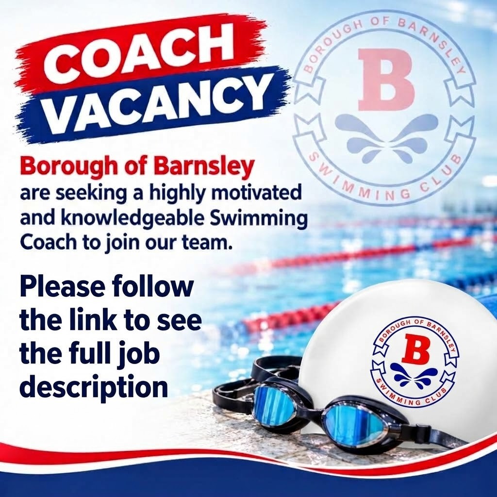 Swimming Coach Vacancy – Borough of Barnsley SC